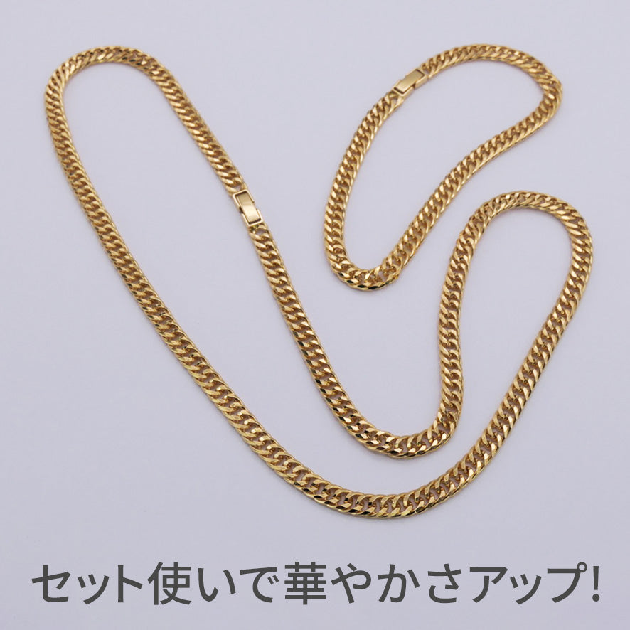 スペシャルプライス！K18 12面ダブル Vカット 喜平 50cm 34.92g