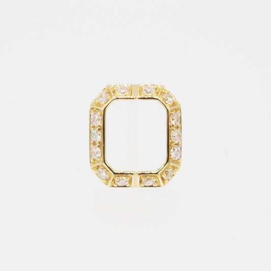 La place V_Diamond Earring [K18 D0.11ctUP]