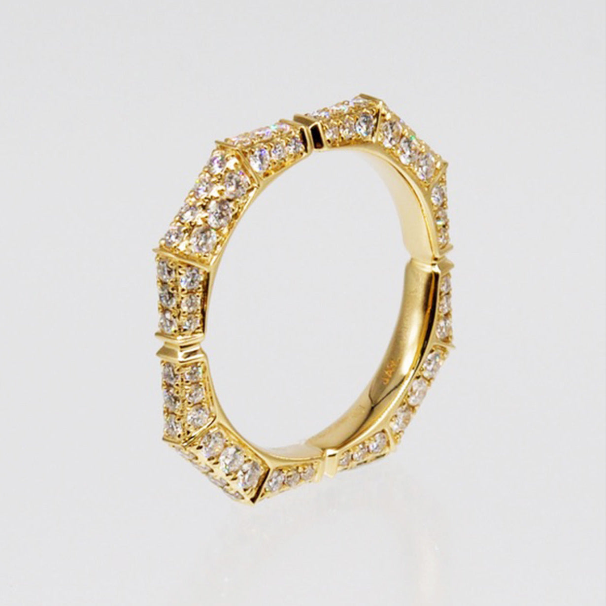 La place V_Diamond Pave Ring [K18 D 1.2ctUP] 8号~20号