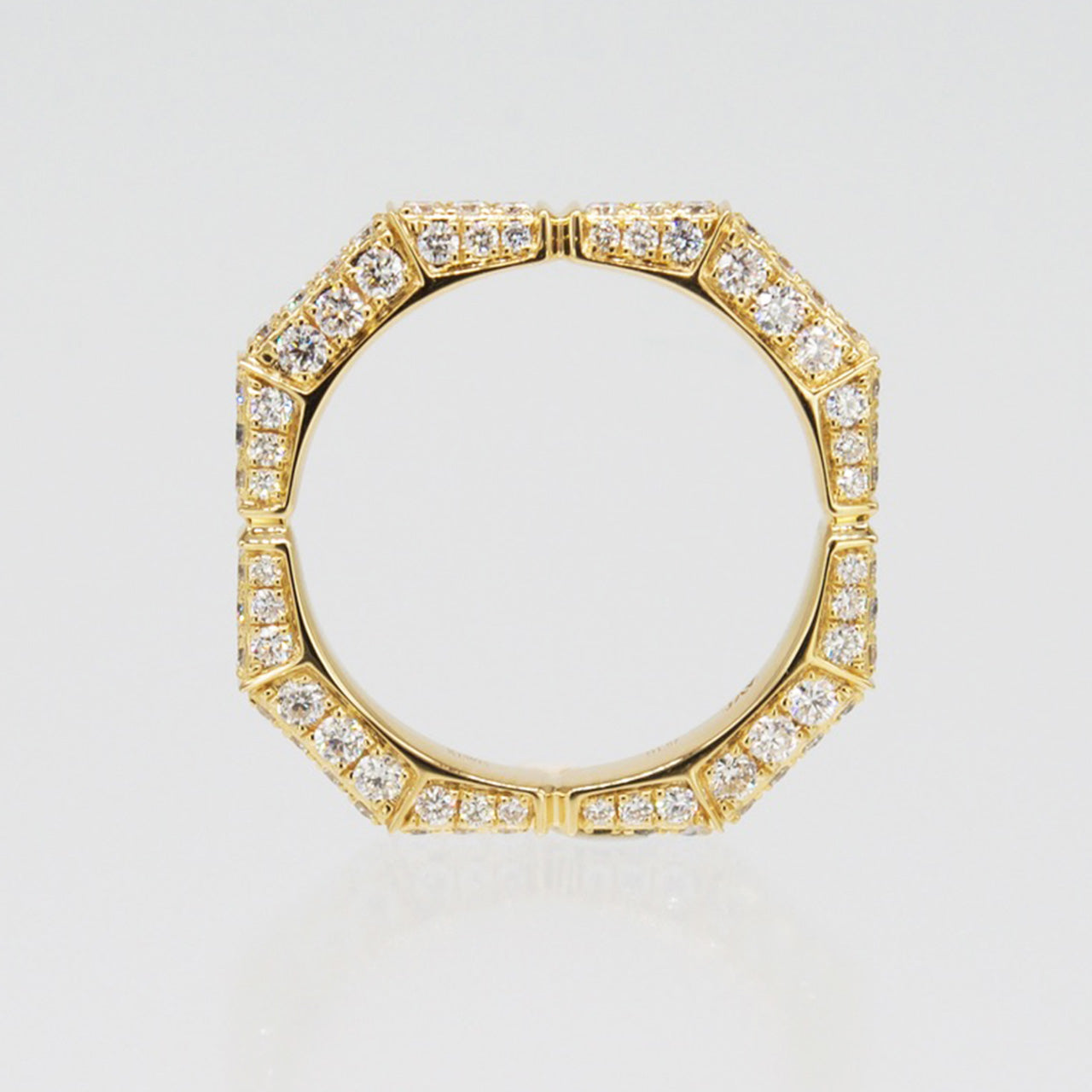 La place V_Diamond Pave Ring [K18 D 1.2ctUP] 8号~20号