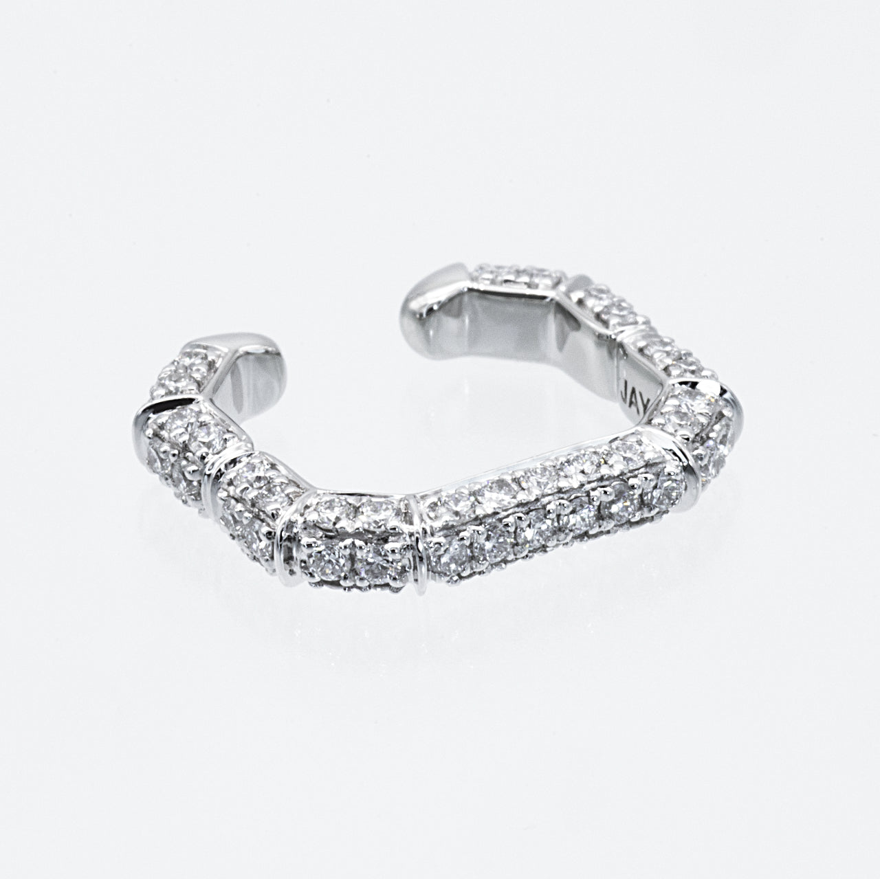 La place V_Earcuff [Pt950 0.45ctUP] | JAY.