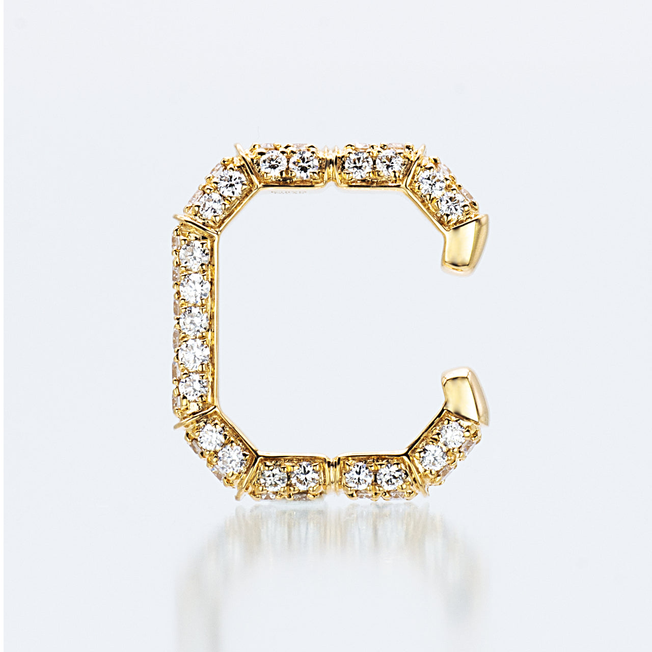 La place V_Earcuff [K18YG 0.45ctUP] | JAY.